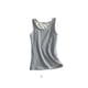 thumbnail image 3 of Minnieouse Ropa interior gruesa, lencería para niñas, sin mangas, chaleco cálido con fondo, cuello para mujeres, diseño Simple, capa base Prendas para la parte del cuerpo Gris Minnieouse AP013488-02, 3 of 6
