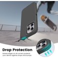 thumbnail image 5 of Compatible with iPhone 15 Pro Max Case, Heavy Duty Defender 3-Layer Rugged Shockproof Drop Protective Cover, Strong Durable Phone Cases for iPhone 15 Pro Max 6.7 Inch Display (Black), 5 of 14