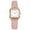 Pink, variant on Elegant Frosted Strap Timepiece for Women Minimalist Wristwatch with Date Window and Water Resistance Ideal Daily Wear Accessory and Choice