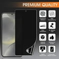 thumbnail image 2 of SHIQI-3 Pack Privacy Screen Protector for Samsung Galaxy Note 20 Ultra [Not Glass], Anti-Spy Full Adhesive Flexible TPU Film Galaxy Note 20 Ultra, 3D Curve Fit, Anti-Scratch, Support Fingerprint Read, 2 of 4