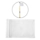 thumbnail image 3 of Bandera de nailon para hoyo de golf con tubo incorporado, marcador de bandera para putting green blanco, 3 of 9