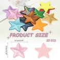 thumbnail image 2 of Uxcell Star Patches for Clothes, 10 Pcs 3.35x3.43 Inch Sequin Star Iron Embroidered, Pink, 2 of 6
