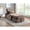 Brown, variant on Convertible to Bed Easily / In Compact Areas / Solid Wood Construction