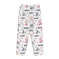 thumbnail image 5 of Haiem Cute Magic Bunny Women's Pajama Pants Ultra Lightweight Pjs Bottoms Sleepwear Bottom Pants With Pocket Drawstring-Large, 5 of 7