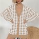thumbnail image 2 of Gibobby Cárdigan mujer Cárdigan para mujer 2023 para otoño e invierno casual elegante holgado ligero abierto frente a la moda(Caqui,XG), 2 of 5