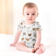 Baby Woodland Animals Bodysuits for Boy Girl Fox Rabbit Deer Bear