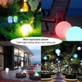 thumbnail image 5 of Luces flotantes para piscina Inflables a prueba de agua, lámpara de bola para piscina al aire libre Luz LED nocturna que cambia de 4 colores, decoración de fiesta para piscina, playa, jardín, 5 of 5