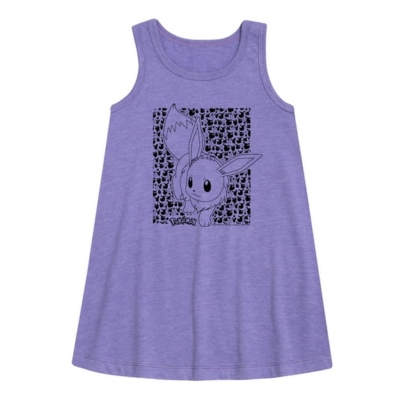 Pokémon - Eevee Pattern - Youth Girls A-line Dress