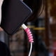 thumbnail image 3 of Protector Saver Cover para IPhone Android Cargador USB Cable Sleeve (Rosa), 3 of 9