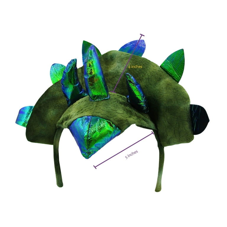 Nicky Bigs Novelties Plush Green Dinosaur Triceratops Dino Costume