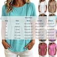 thumbnail image 3 of hoksml Women's Cotton Linen Peplum Blouse, Round Neck Short Sleeve Loose Fit Casual Summer Daily Wear Shirt, 3 of 7