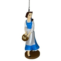 Beauty & Beast Blue Belle 3" Fan Lamp Light Pull Chain PVC Figure Figurine Rare