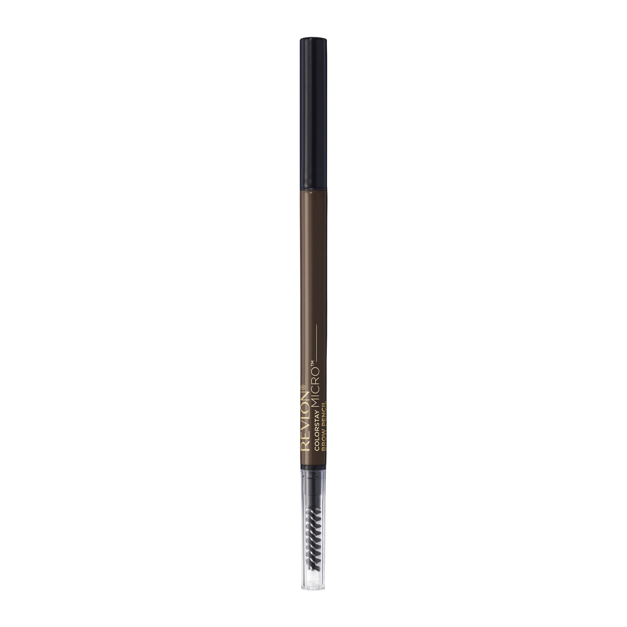 Revlon ColorStay Micro Eyebrow Pencil – Augenbrauenstift Mit Spoolie-Bürste, Wasserfest, In 457 Soft Black