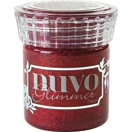 Nuvo Glimmer Paste 1.6oz-Garnet Red