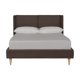 thumbnail image 3 of Cama Matrimonial Makora Mavi Chocolate Tapizada en Tela Tipo Velvet (No Incluye Colchón), 3 of 8