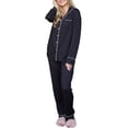 thumbnail image 1 of Doublju Women's Long Sleeve Button Down Pajama Sleepwear 2 pcs Set (Plus Size Available), 1 of 4
