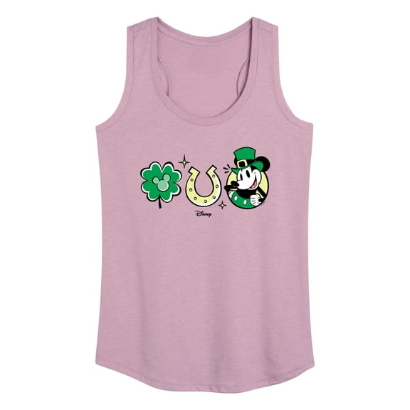 Disney - Mickey St Patricks Icons - Women's Racerback Tank Top