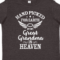 thumbnail image 4 of Inktastic Handpicked for Earth by My Great Grandma in Heaven Boys or Girls Toddler T-Shirt, 4 of 5