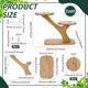 thumbnail image 2 of Soporte de bambú de 3 niveles para plantas, pequeño soporte de mesa para suculentas, estante para plantas de ventana, decoración para el hogar, la oficina, el balcón, el jardín o el patio., 2 of 5