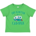 thumbnail image 3 of Inktastic Life's Better in a Camper Girls Toddler T-Shirt, 3 of 5