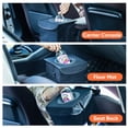 thumbnail image 3 of Deli Car Trash Can with Lid, 3 Gallon/11.5L Leak-Proof Trash Bin Car Garbage Can with Mesh Pockets,Waterproof Collapsible Car Organizer Hanging for Back/Front Seat/Console, 3 of 7