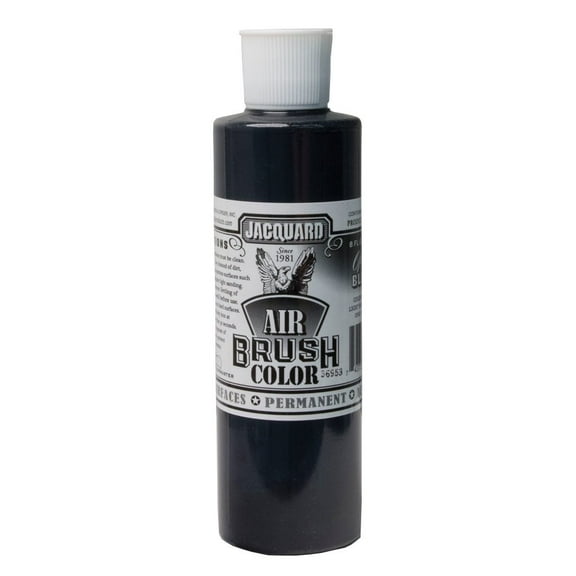 Jacquard Airbrush Paint - 8 oz, Opaque Black