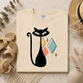 thumbnail image 2 of Mid Century Cat Atomic Retro Graphic T-Shirt, 2 of 6