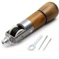 thumbnail image 4 of Unbeatable Price,DIY Leather Hand Sewing Machine,Stitching Tool for Leathercraft,Stitching Leather with Ease,Home DIY | Wood, As Shown-735,MIANHT, 4 of 9