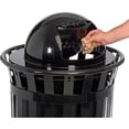 thumbnail image 5 of Global Industrial Steel Dome Lid For 36 Gallon Trash Can Black, 5 of 5