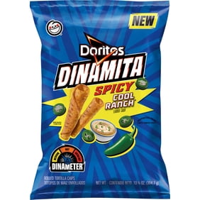 Doritos Dinamita Spicy Cool Ranch Tortilla Snack Chips, 10.75 oz