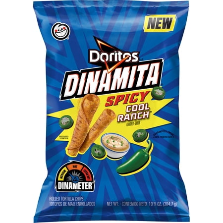 Doritos Dinamita Spicy Cool Ranch Tortilla Snack Chips, 10.75 oz