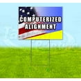 thumbnail image 1 of Computerized Alignment (18" x 24") Yard Sign, Includes Metal Step Stake, 1 of 6