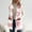 Pink, variant on Kilaqueen Cable Knit Long Vest for Women Trendy Plaid Fluffy Fleece Sherpa Jacket Button Up Sweater Coat Lightweight Flannel Sleeveless Cardigan
