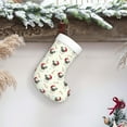 thumbnail image 6 of Yiaed Christmas Pug Dog Print Christmas Stockings, Christmas Stockings Hanging Ornaments, Christmas Stockings for Family Christmas Holiday Decorations, 6 of 7