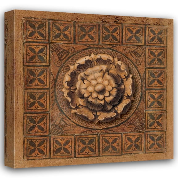 Merri Pattinian 15x15 Gallery Wrapped Canvas Wall Art Titled - Mystic Medallion II