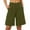 Green, variant on NAFUU Womens Summer Shorts Womens Shorts Casual Dressy High Waisted Shorts Loose Knee Length Beach Short Pants With Pockets Outdoor Hiking Shorts