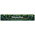 thumbnail image 3 of Wooden Door Themed Welcome Back Banner with Floral Leafy Elements Party Backdrop Background Decorations for Homecomings Reunions Gatherings and Celebrations, 3 of 8