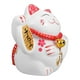 thumbnail image 4 of Adorable hucha de cerámica Maneki Neko, figura de gato de la suerte para decoración del hogar y ahorros, ideal como regalo para la buena suerte, color blanco, 4 of 7