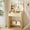 Wooden, variant on Vanity Desk with Lighted Mirror, Wooden