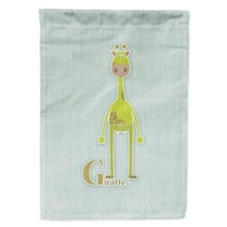 Carolines Treasures BB5732GF Alphabet G for Giraffe Flag Garden Size  Small multicolor