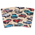 thumbnail image 2 of Mugzie brand 16-Ounce Stainless Steel Travel Mug with Insulated Wetsuit Cover - 50's Hot Rods, 2 of 5