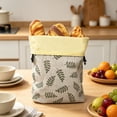thumbnail image 5 of 1 Pack Beeswax Bread Bags for Sourdough Homemade Bread, XL Cotton Lining Sourdough Reusable Natural Beeswax Bread Storage Bag, Keep Fresh and Upgraded Large Capacity Portable-17 x 12.6 Inches, 5 of 9