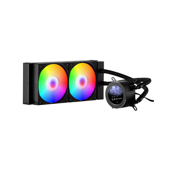 VEVOR CPU Liquid Cooler AIO CPU Water Cooler with ARGB Light & 120 mm PWN Fans