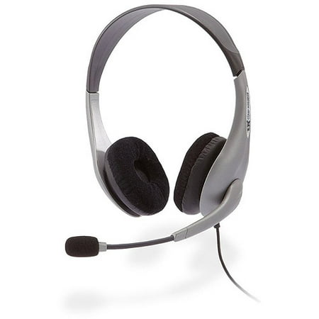 Cyber Acoustics Stereo Headset and Boom Microphone with PC Y-adapter