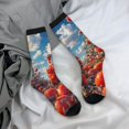 thumbnail image 5 of Logiee Tomato Field Bottle Print Adult Socks for Men & Women,Calf Socks, Ankle Socks,Boots Socks,Breathable Casual Sock,Unisex Crew Socks, 5 of 6