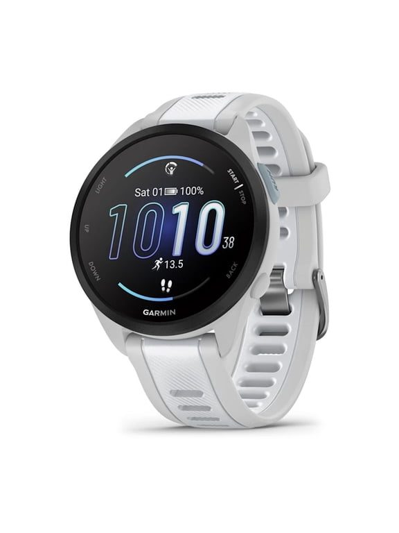 Restored GARMIN, G010-N2863-21, Forerunner 165 Running Smartwatch, 11 Days Battery Life, Mist Grey, 1 Each