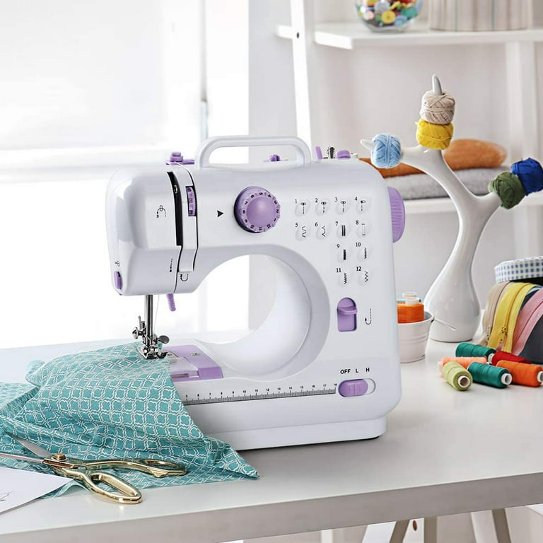 YouYeap 12 Stitches Sewing Machine Multi-Functional Mini Portable Sewing  Machine 