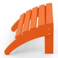 thumbnail image 5 of WestinTrends Malibu Outdoor Adirondack Style Ottoman, Orange, 5 of 14