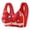 Red, variant on Aofany Womens Plus Size Bra, Bras for Women, Woman's Print Front Buckle Elastic Bra Without Steel Rim, 36B/C-44B/C