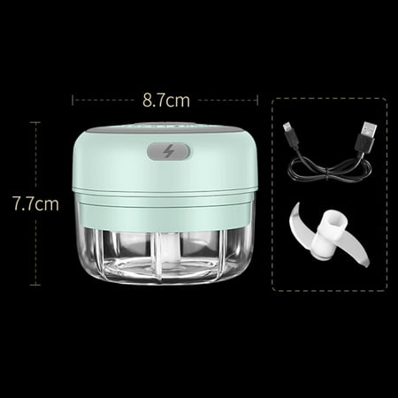 

Practical Electric Garlic Vegetable Shredder Onion Cutter Meat Grinder Kitchen Tool High Speed Garlic Grinder Kitchen Accessori